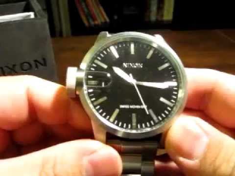 NIXON The Chronicle Mens XL Watch Review Unboxing - YouTube