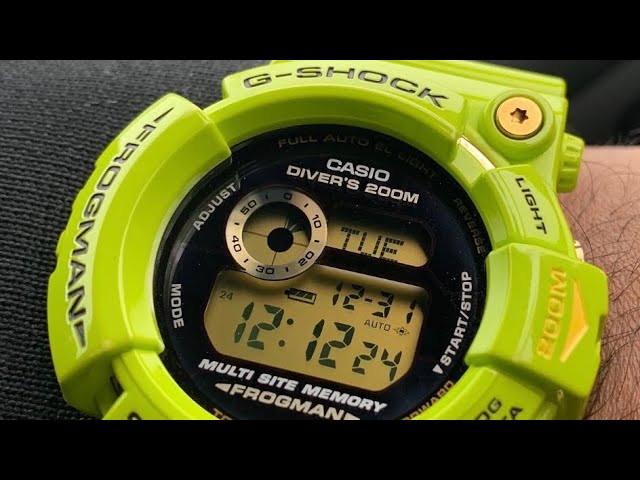 G-Shock Frogman GW-200F-3JR Kermit - YouTube