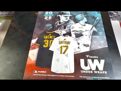 FANATICS UNDER WRAPS MLB AUTOGRAPHED JERSEY BOX! - YouTube