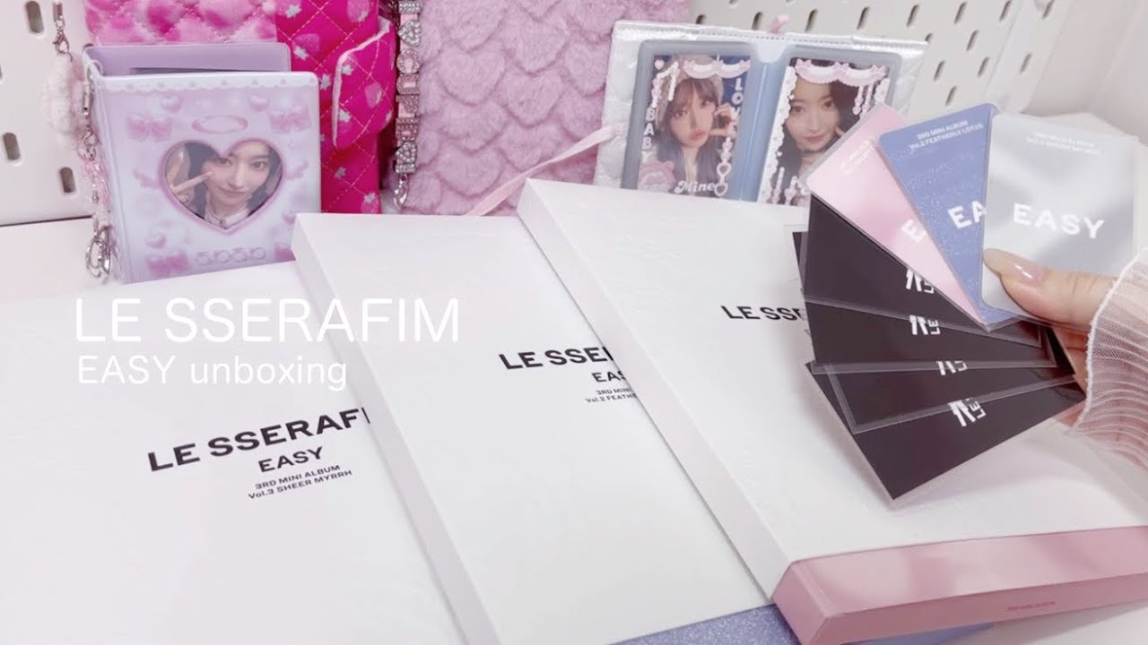 ルセラフィムのアルバムを開封します♡ - YouTube