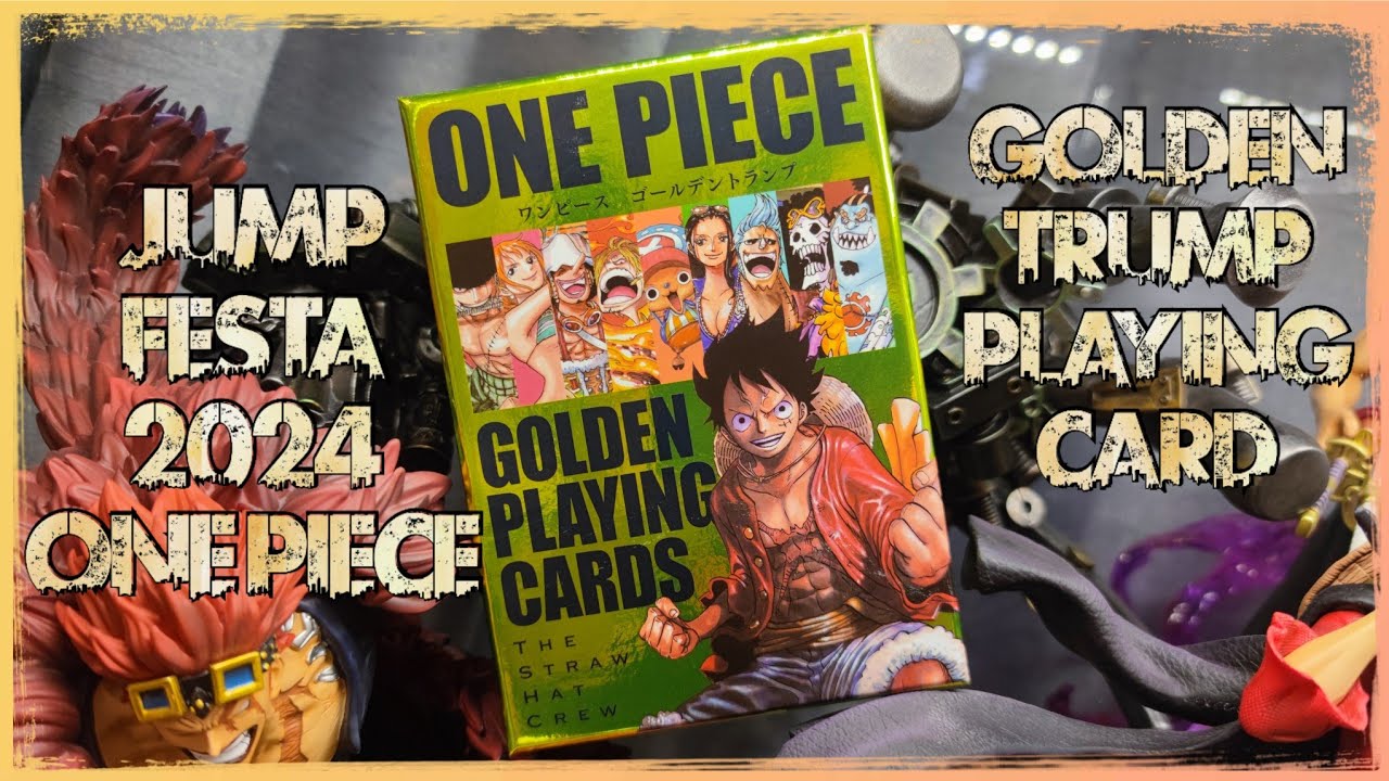 Unbox Jump Festa 2024 “ONE PIECE” Golden Trump Playing Card (in