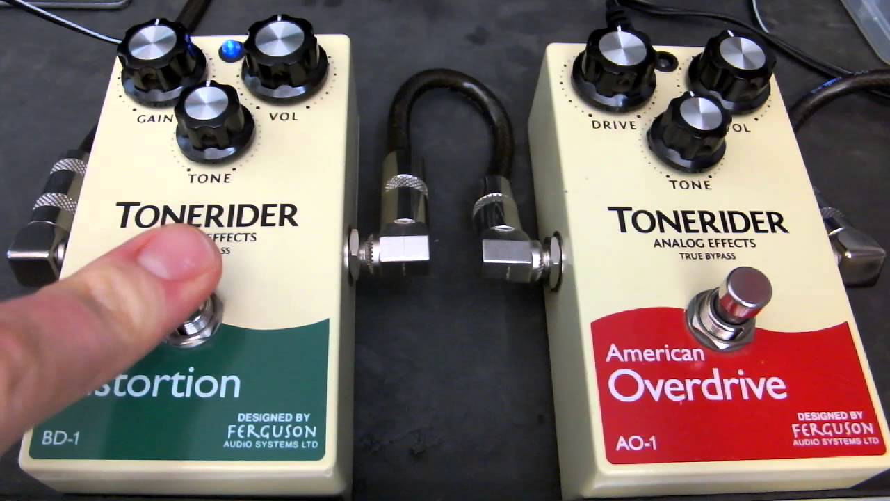 Tonerider British Distortion and American overdrive demo, Msm