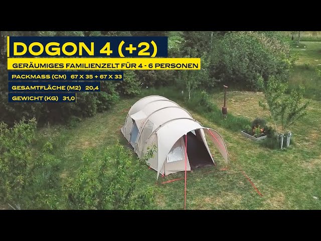NOMAD® Dogon 4 (+2) TC Zelt - DE - YouTube