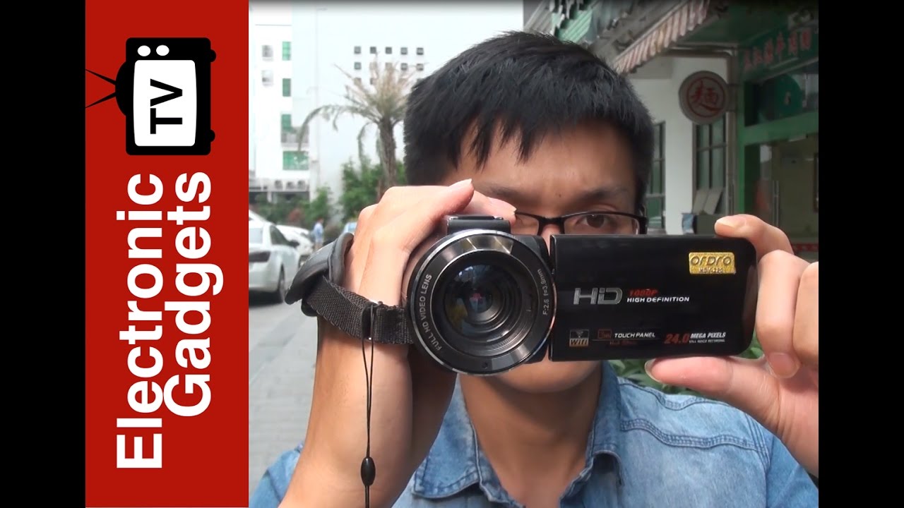 Take 1080P Video To Use Ordro Z20 Wi-Fi Digital Video Camera