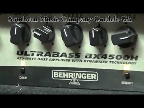 Behringer Ultra Bass BX 4500H Bass Head - YouTube