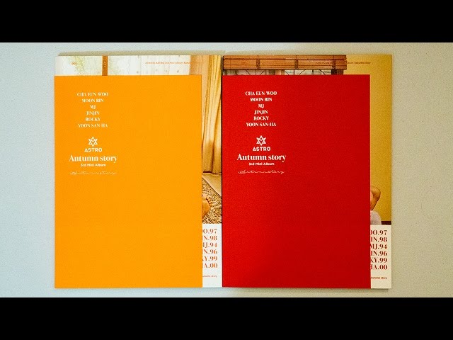 Unboxing | Astro Mini Album Vol. 3 - Autumn Story (Red + Orange