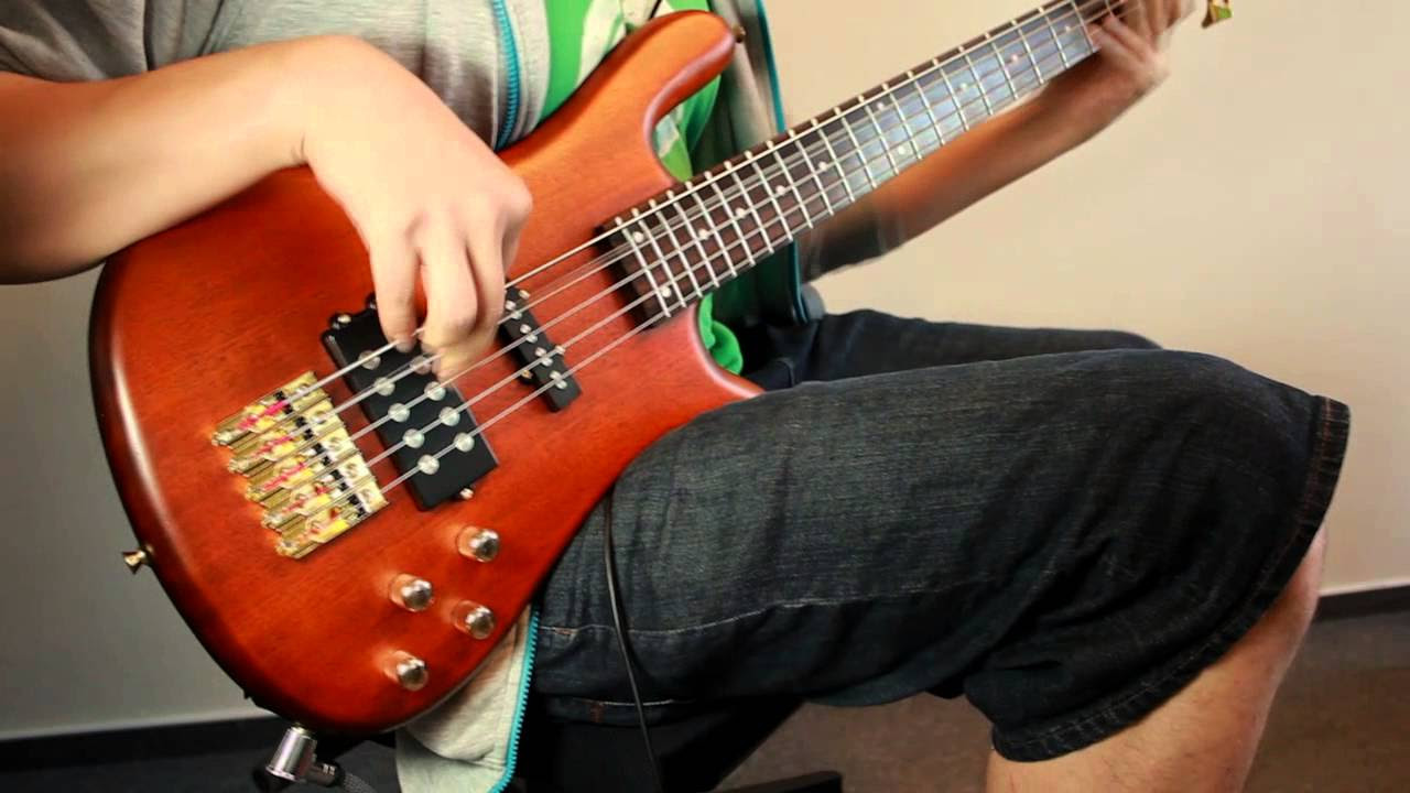 SX SWB 5 string bass - YouTube