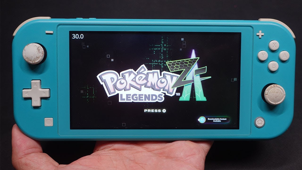 Pokémon Legends: Z-A on Nintendo Switch lite Gameplay 30fps - YouTube
