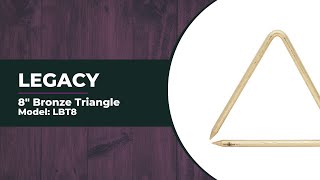 8 Inch Legacy Bronze Triangle | LBT8 Sound Sample - YouTube