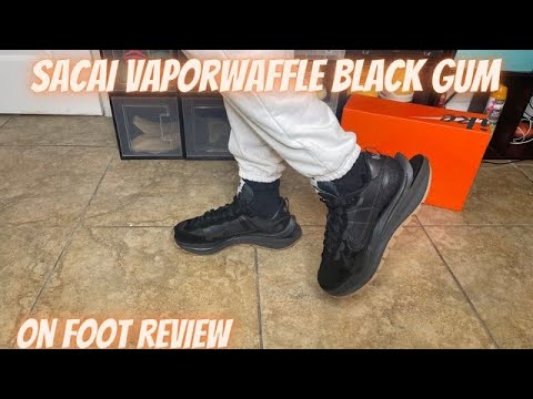 Nike Vaporwaffle Sacai Black Gum Review + On Foot Review & sizing