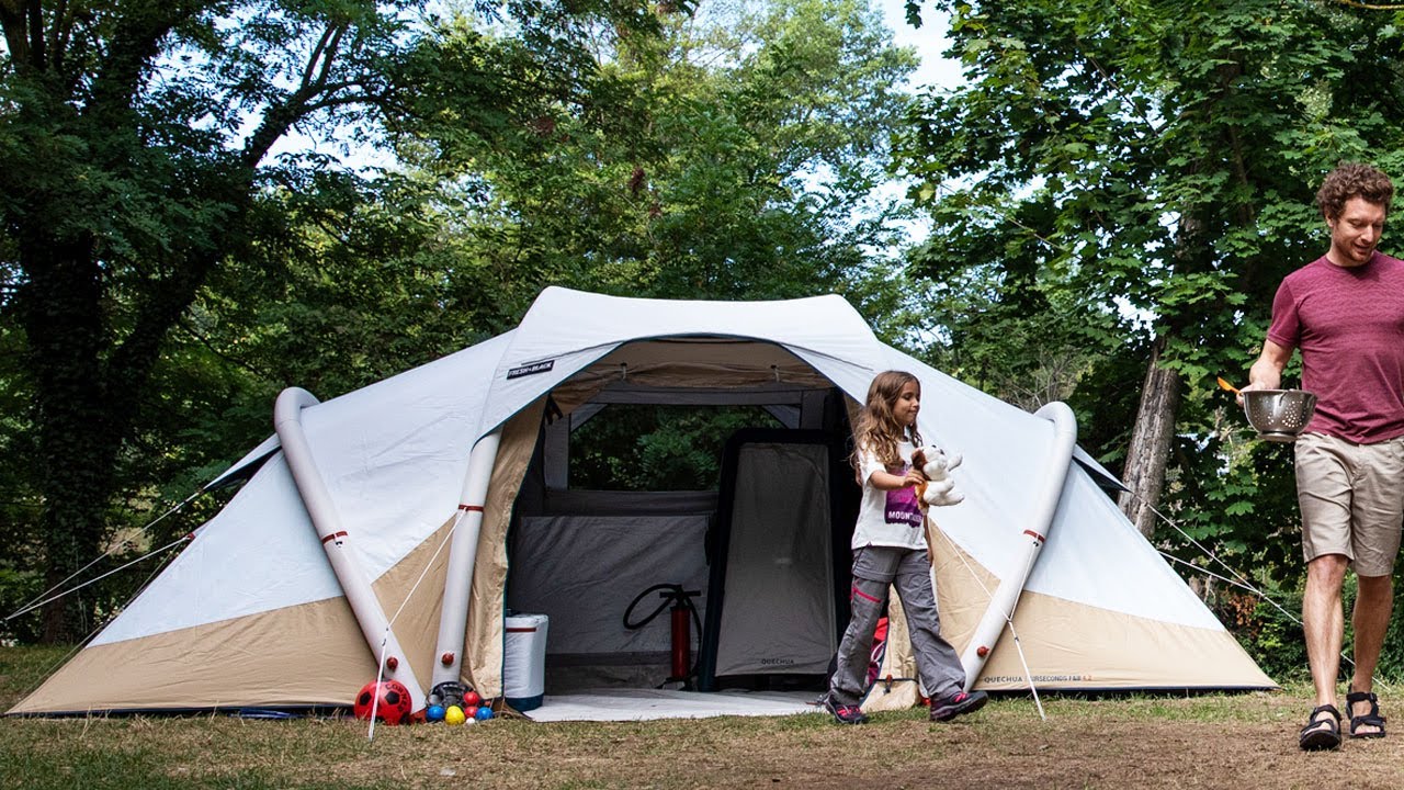 デカトロン】ケシュア (QUECHUA) エアーテント ファミリーテント AIR
