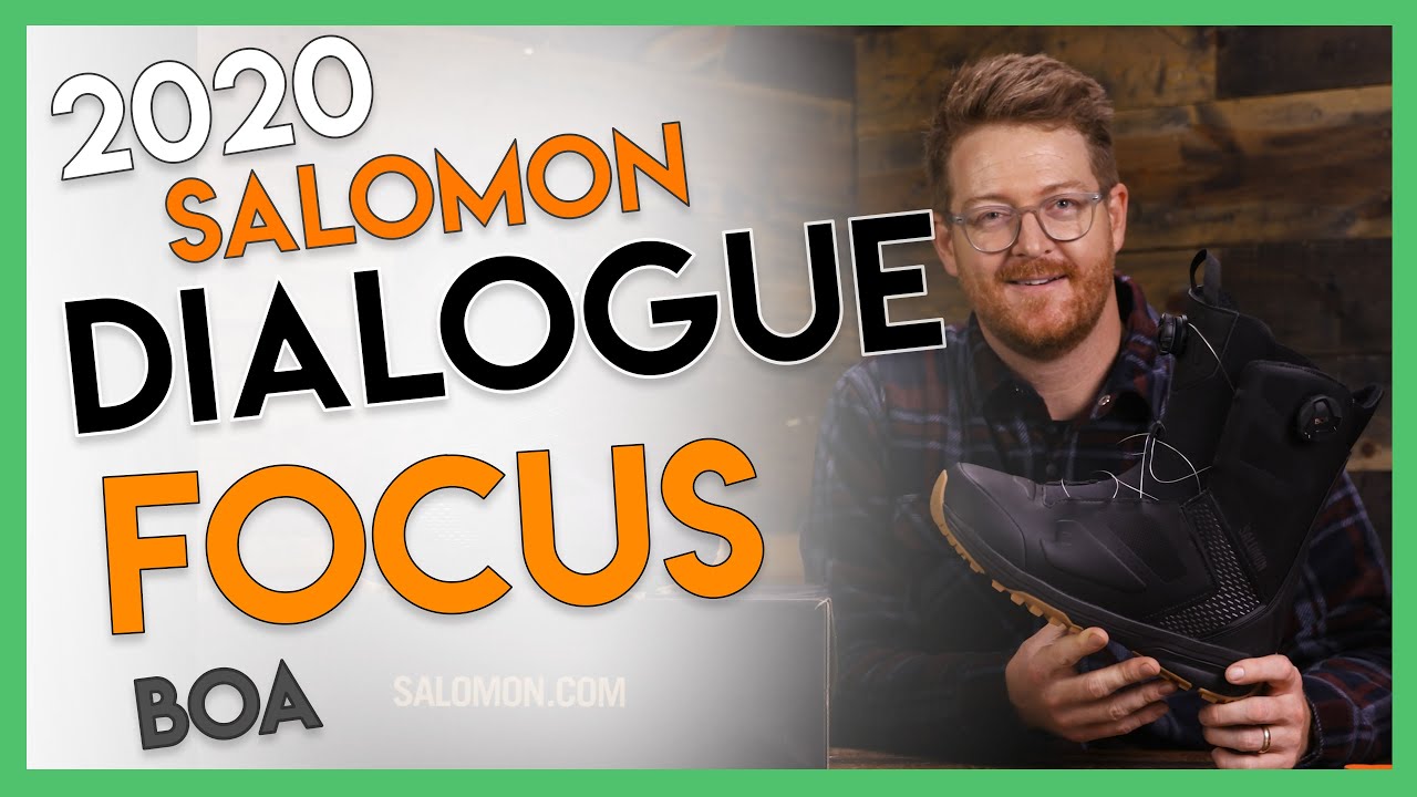 2020 Salomon Dialogue Focus BOA Snowboard Boots - YouTube