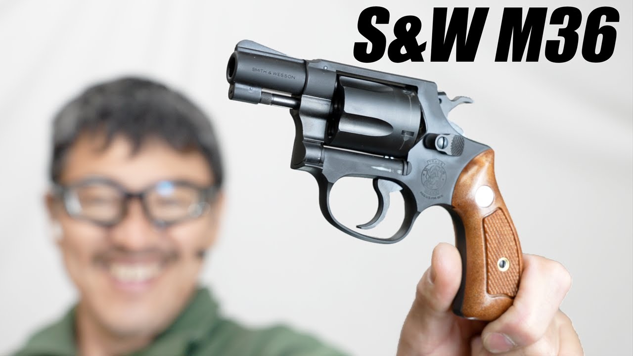 タナカ S&W M36 ver2 Black 2inch HW ガスガン レビュー - YouTube