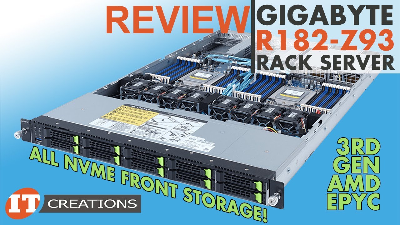 Gigabyte R182-Z93 Server REVIEW | IT Creations - YouTube