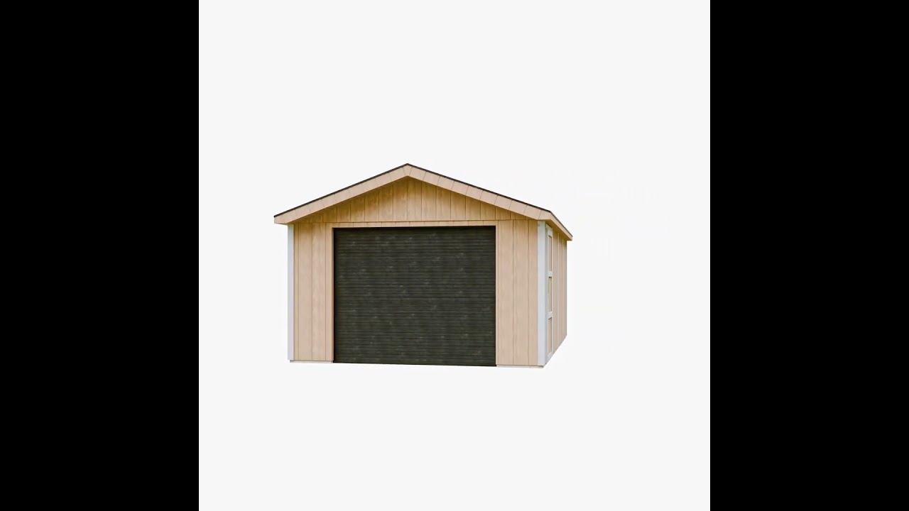 Garage LP® SmartSide® M991B - 17 m2 | Timbela.com