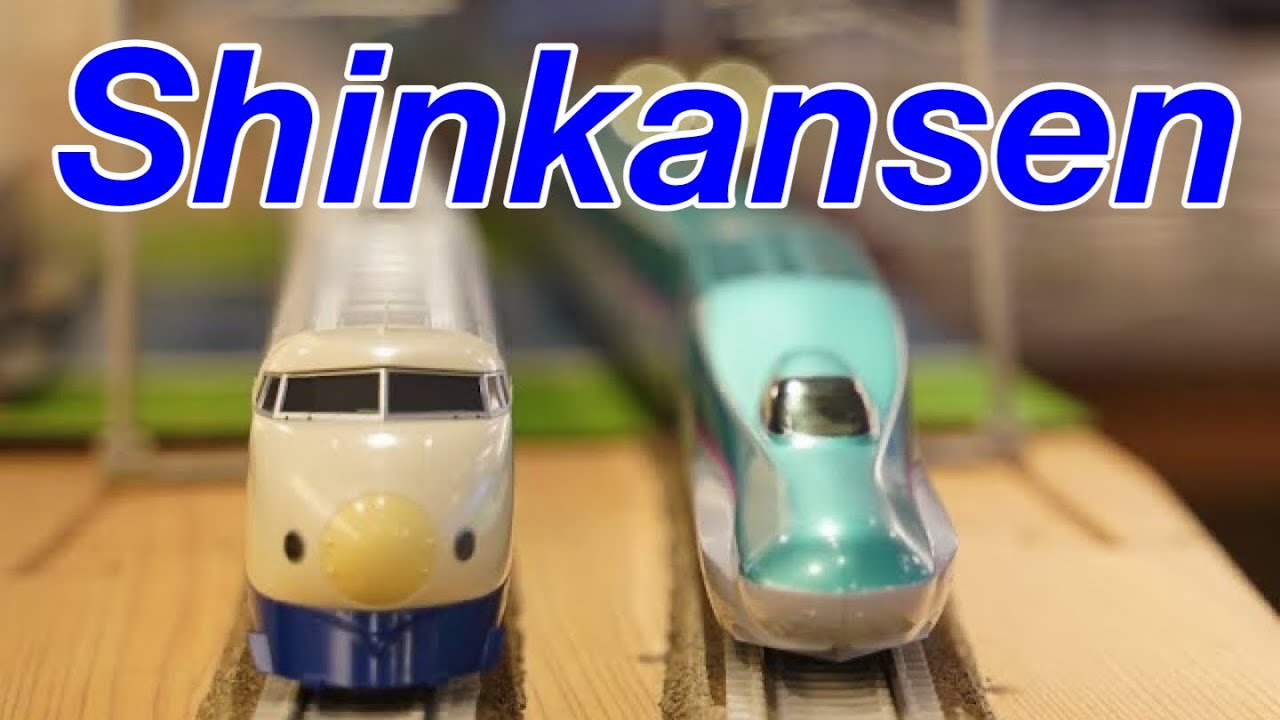 鉄道模型 HOゲージ】新幹線0系(造形村)&E5系(KATO) 走行動画@カシワギ
