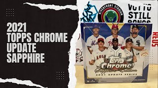 2021 Topps Chrome Update Sapphire Box Opening - Auto & Orange /25