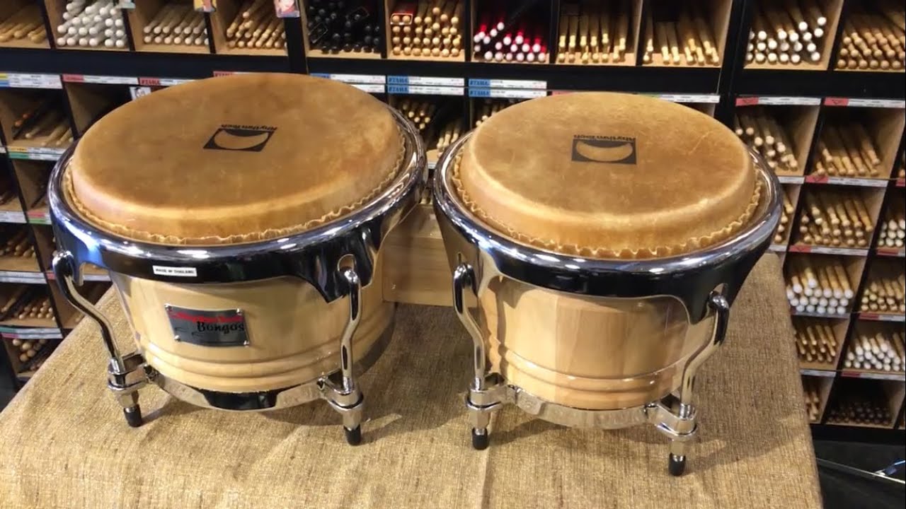 Rhythm Tech STANDARD BONGOS RT5200 - YouTube