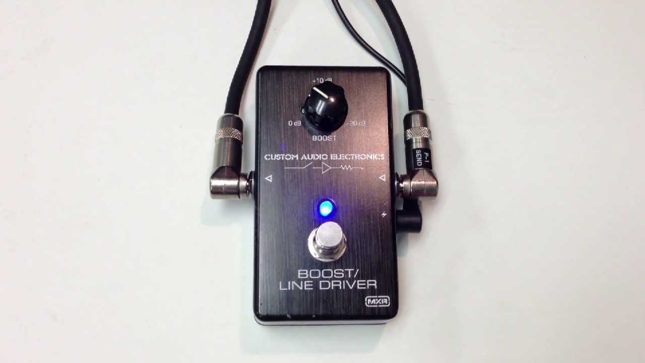 MXR MC401 Boost/Line Driver - 音にハリ・太さ・サスティーンを加え