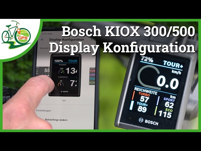 Bosch KIOX 300 Display Configuration in Detail 🚴 Setting up Data