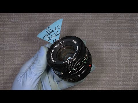 Disassemble and assemble the focus assembly In Canon FD 50mm 1:1.8