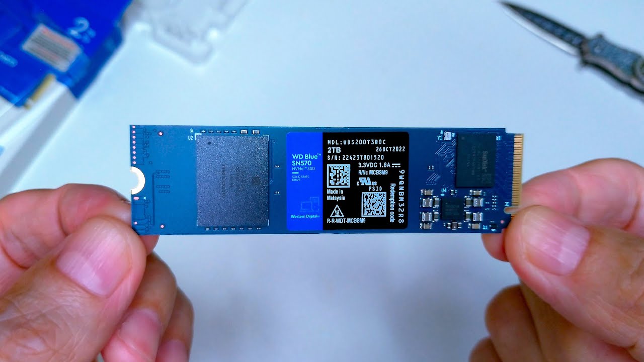 Western Digital 2TB WD Blue SN570 NVMe SSD - Unboxing & Benchmark