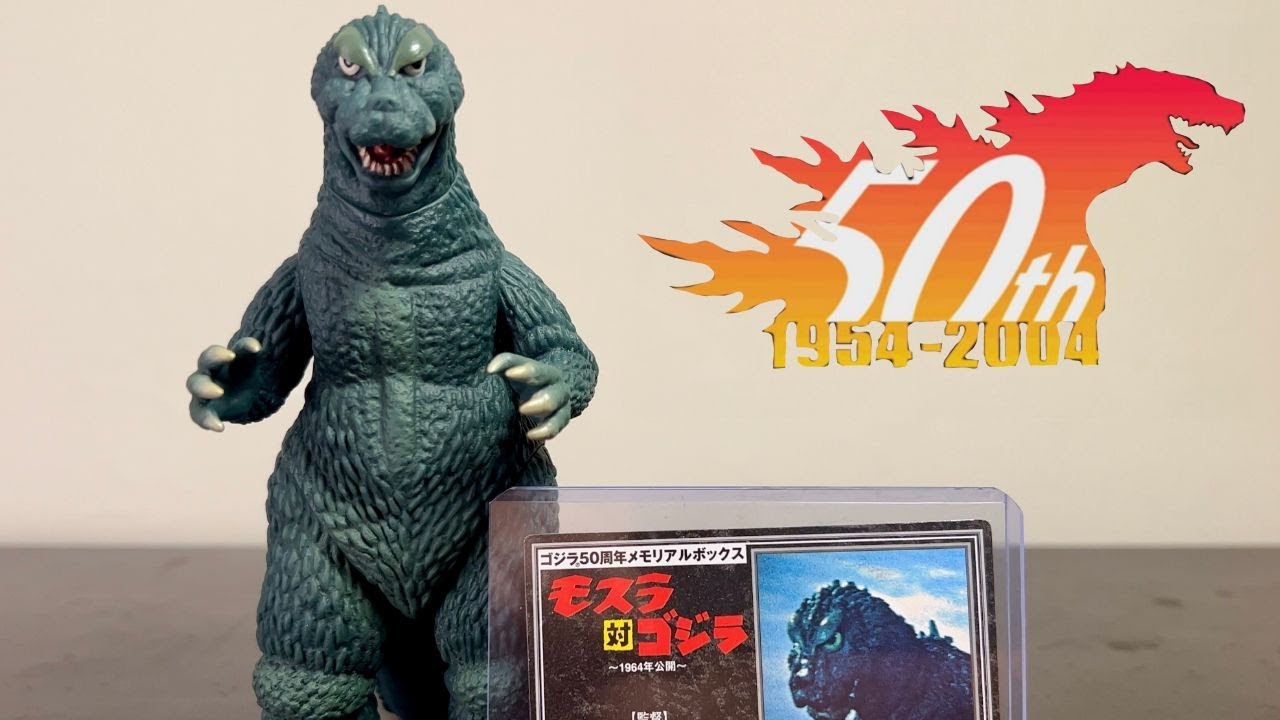 Bandai 50th Anniversary Memorial Box Godzilla 1964 Review - YouTube