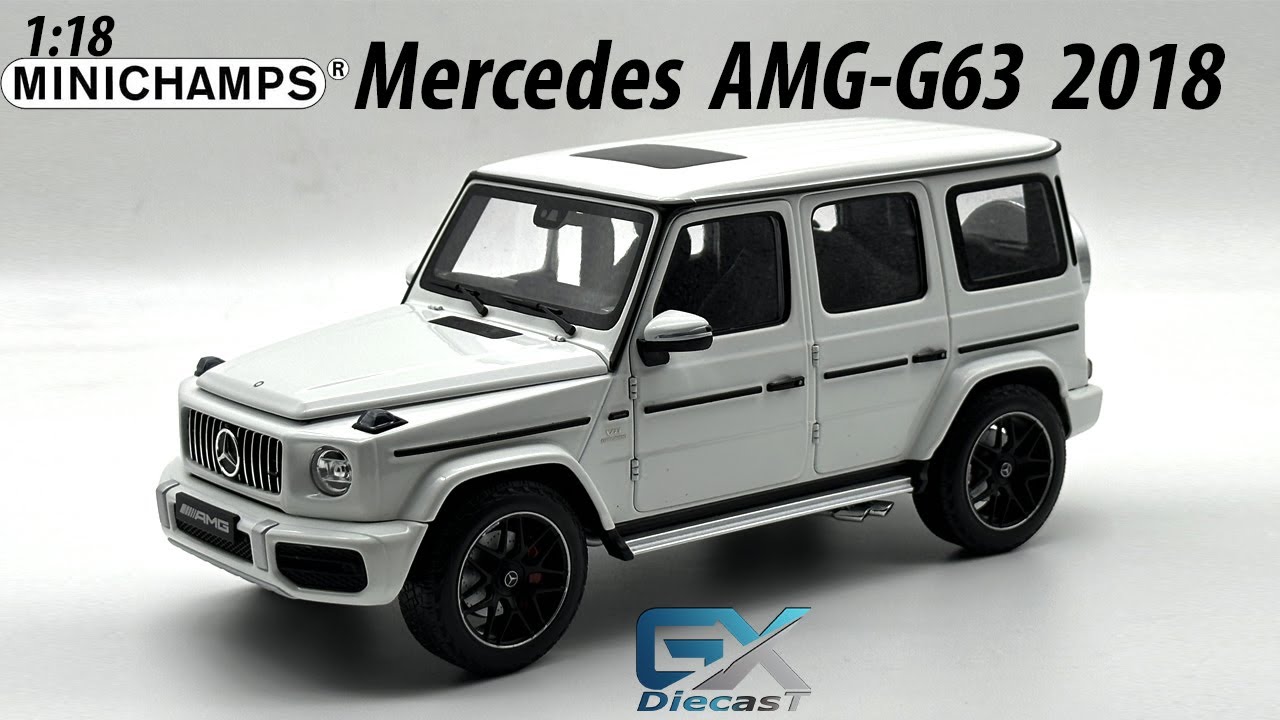 1/18 MINICHAMPS Mercedes AMG G63 2018 (White) - YouTube