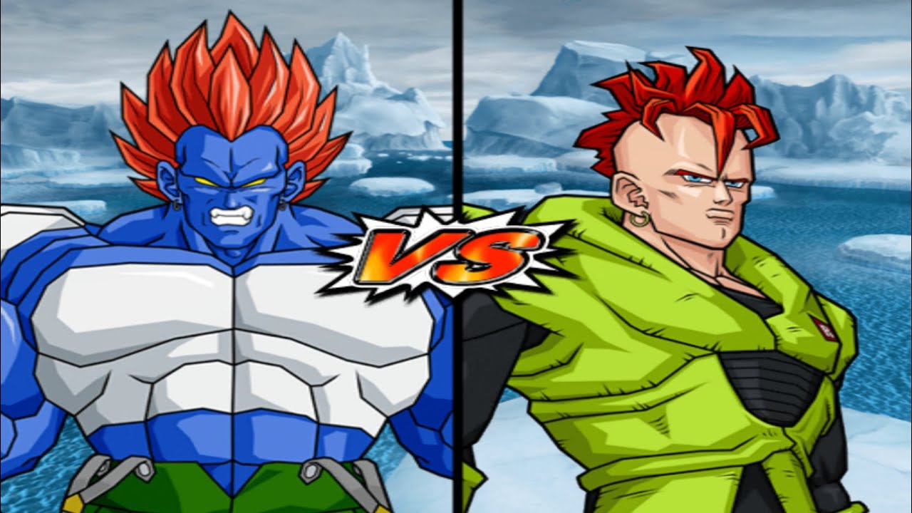 DBZ Sparking! METEOR 人造人間13号(合体) VS 人造人間16号 【ス