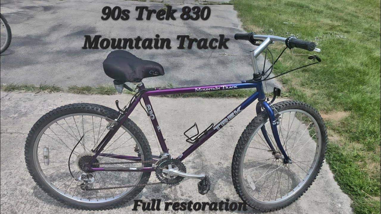 Trek 830 Mountain Track full restoration/start to finish/vintage