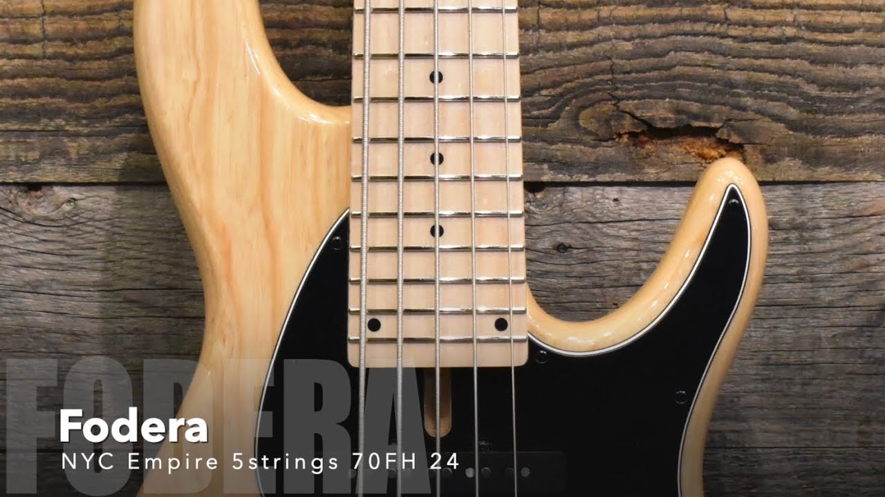 Sound Sample【Fodera / NYC Empire 5strings 70FH 24】 - YouTube