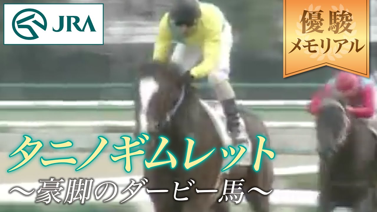 優駿メモリアル】タニノギムレット 〜豪脚のダービー馬〜 | JRA公式