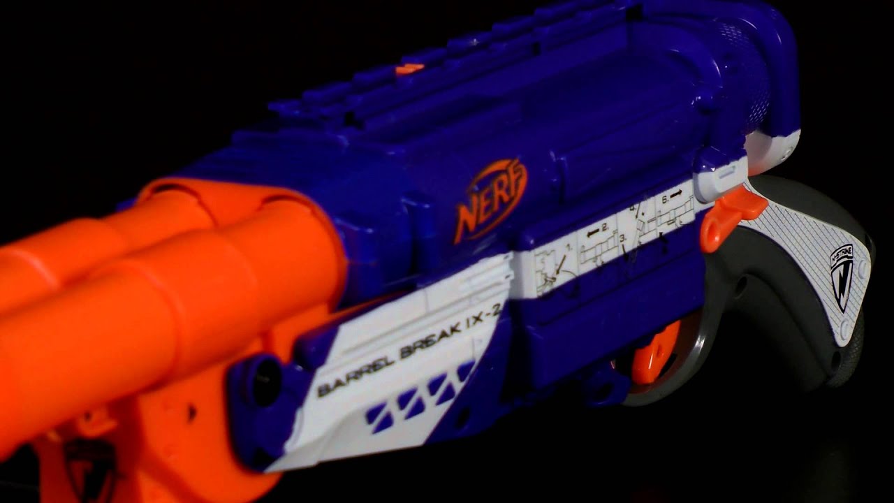 Nerf Elite Barrel Break IX-2 Review and Shooting - YouTube