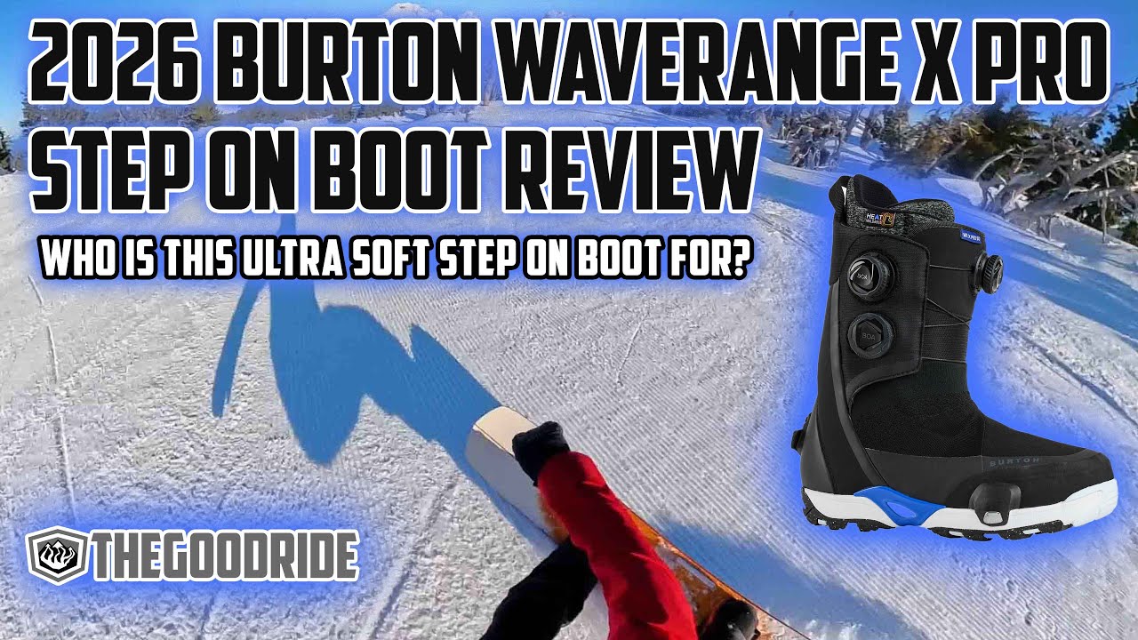 Burton Waverange X Pro Step On Snowboard Boot Review - YouTube