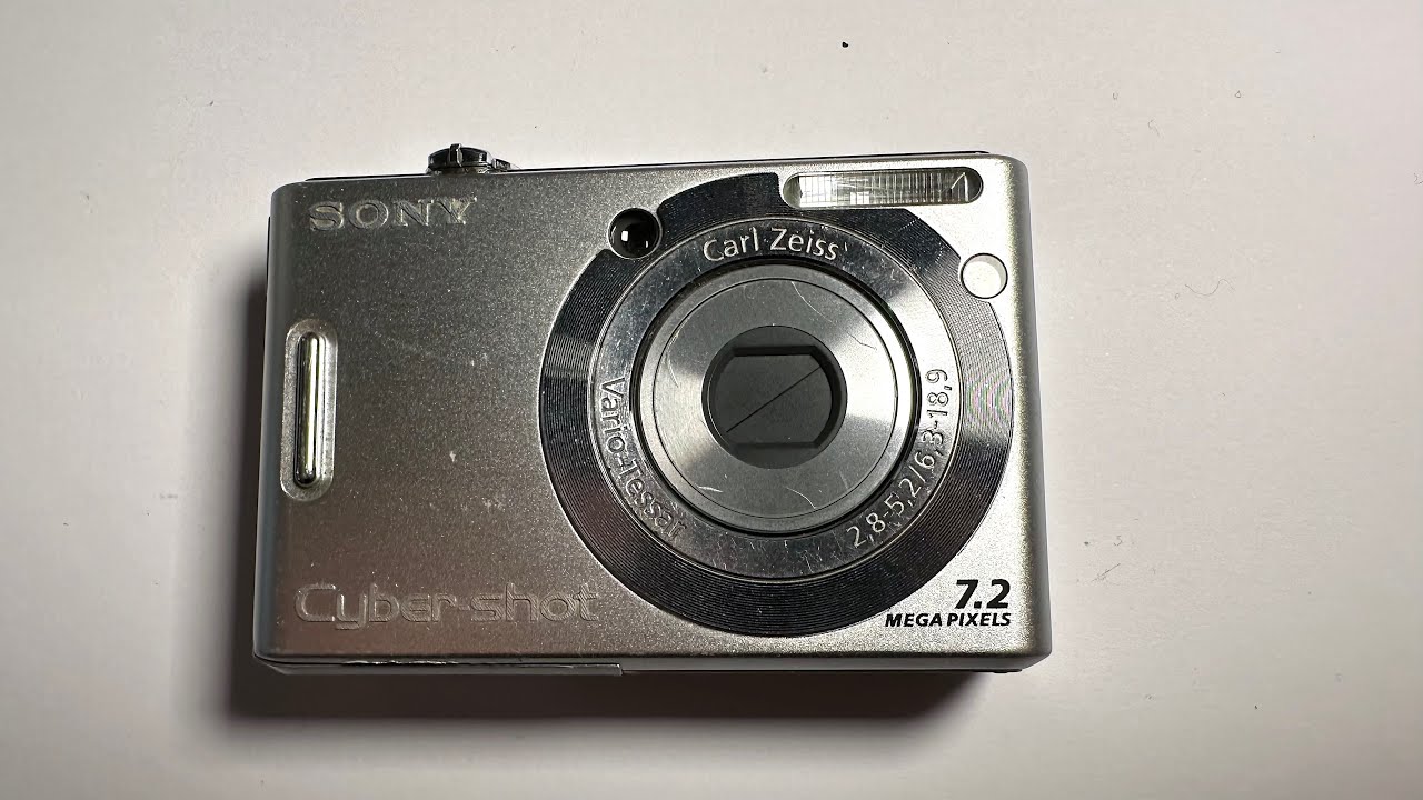 Sony Cyber Shot DSC W35 Digital Camera - YouTube