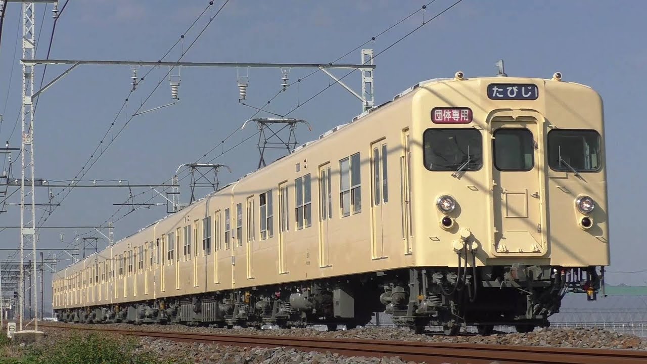団臨】東武8000系8111F(セイジクリーム) 団体専用たびじ 東武金崎