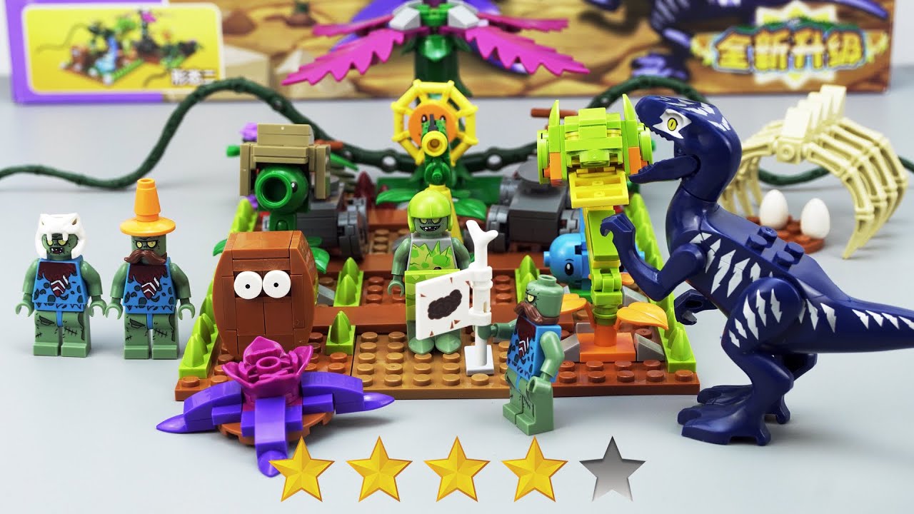 Lego Plants vs. Zombies: Dinosaur Attack Brick Set Unbox & Build