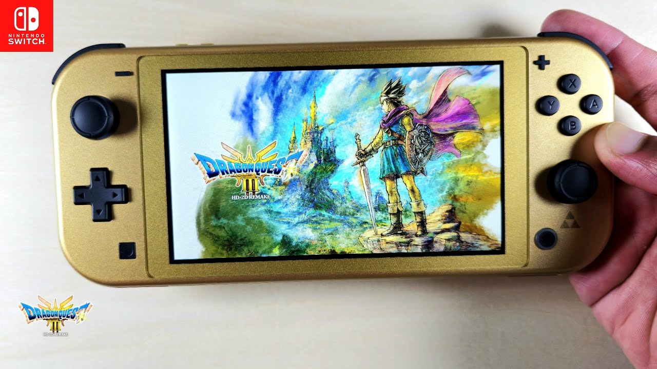 Dragon Quest 3 HD-2D Remake Nintendo Switch Lite Gameplay - YouTube