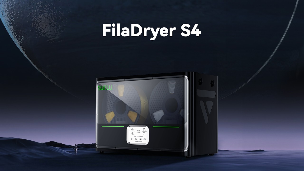 SUNLU FilaDryer S4 フィラメント乾燥/保管ボックス — 3Dプリンター