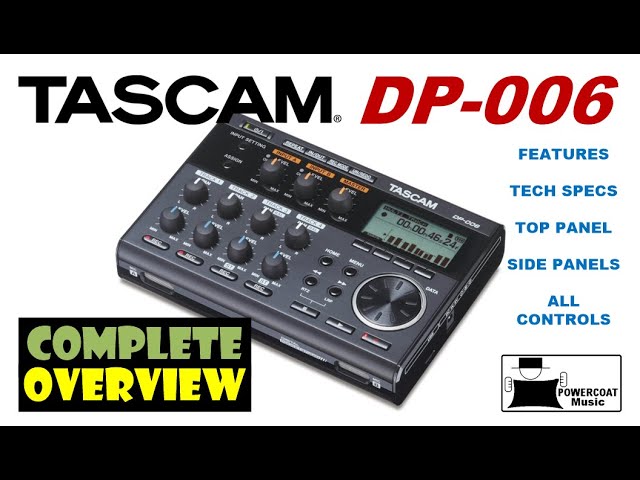 Tascam DP-006 Digital PocketStudio: Complete Overview - YouTube