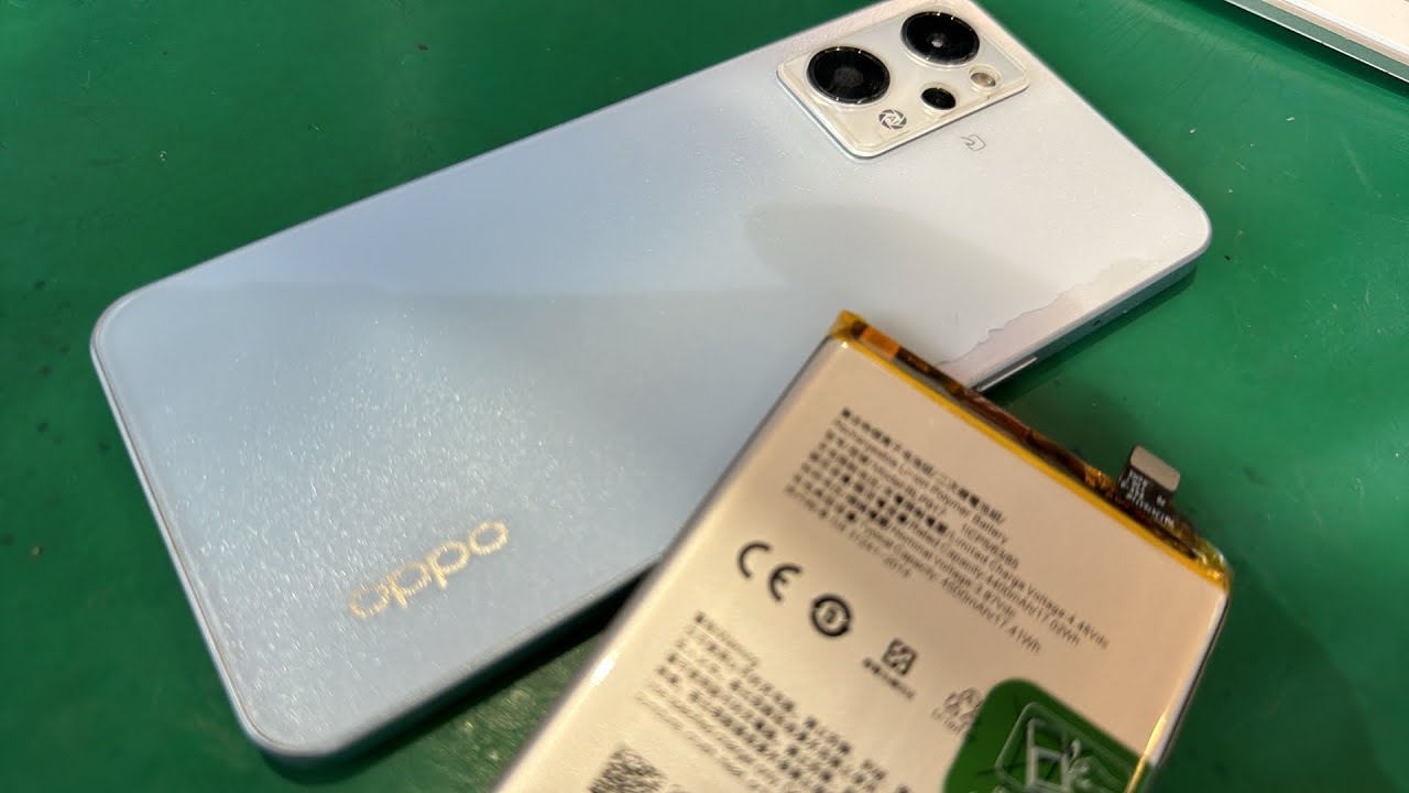 OPPO Reno7 A バッテリー交換修理¥12000 - YouTube