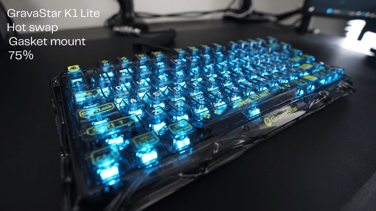 A unique and captivating sci-fi design | GravaStar K1 Lite Gaming