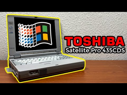 The Toshiba Windows 98 Laptop! (435CDS) - Overview & Exploration