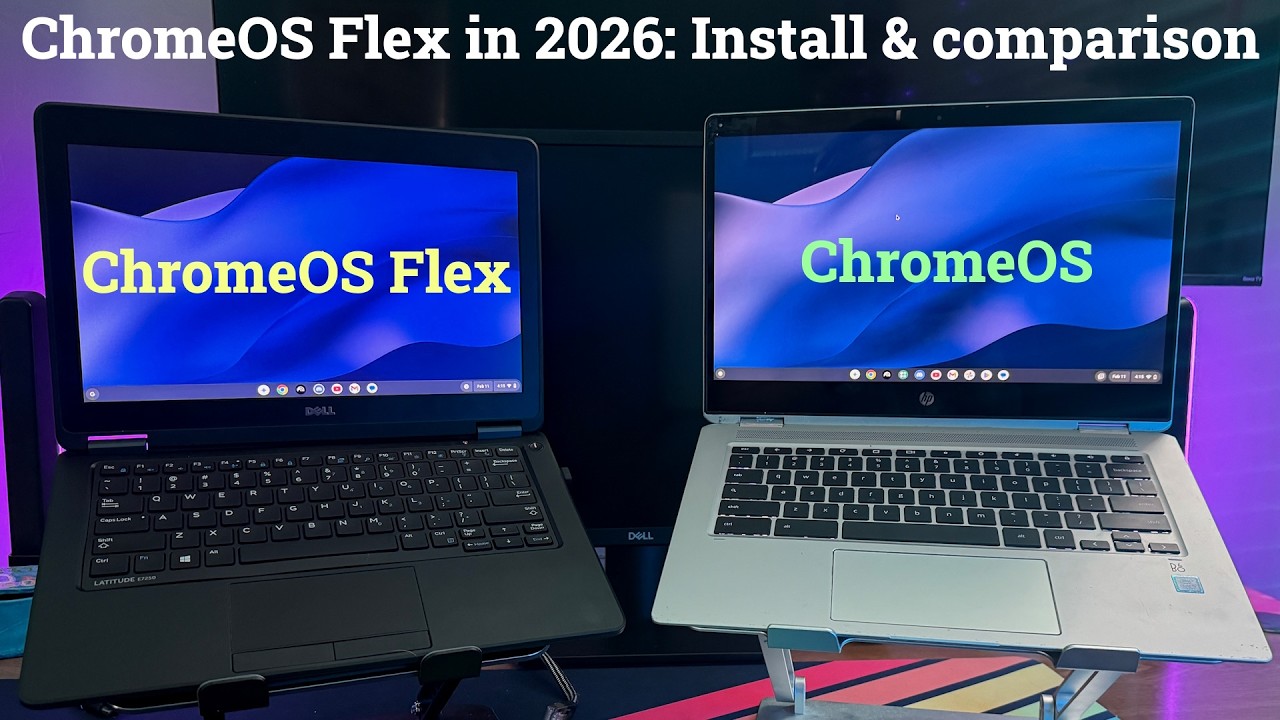 ChromeOS Flex in 2026: Installation & comparison to ChromeOS - YouTube