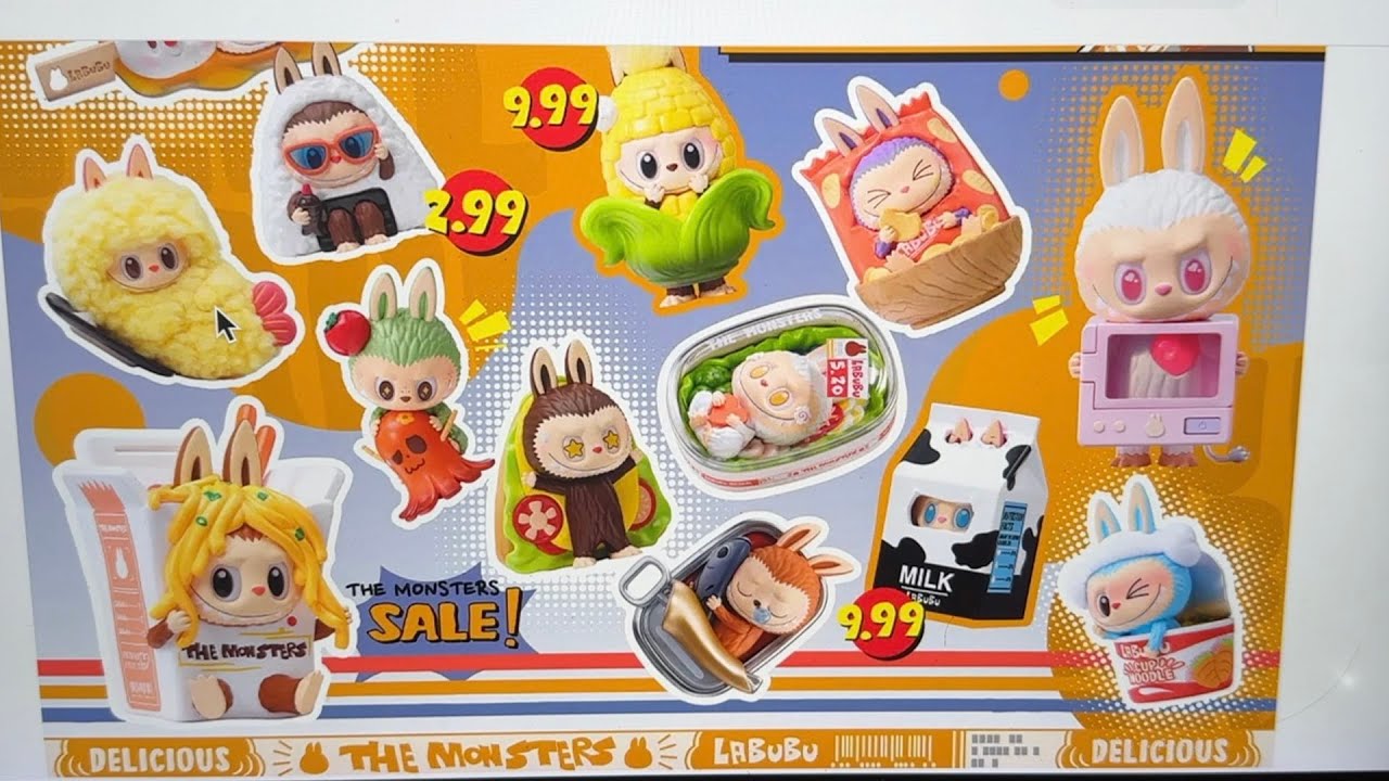 POP MART THE MONSTERS Wacky Mart Series Figures - REVIEW - PRE