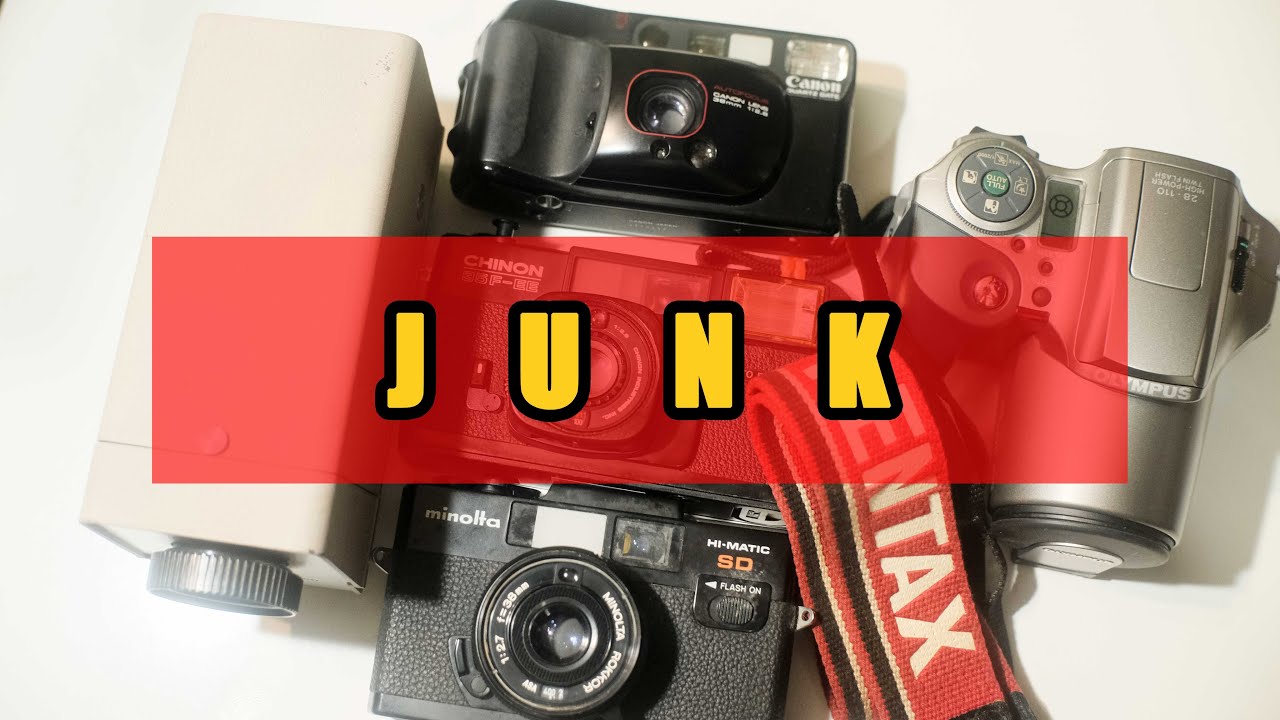 ハードオフで格安ジャンクカメラ収穫してきたぞい【ジャンク収穫vol.33