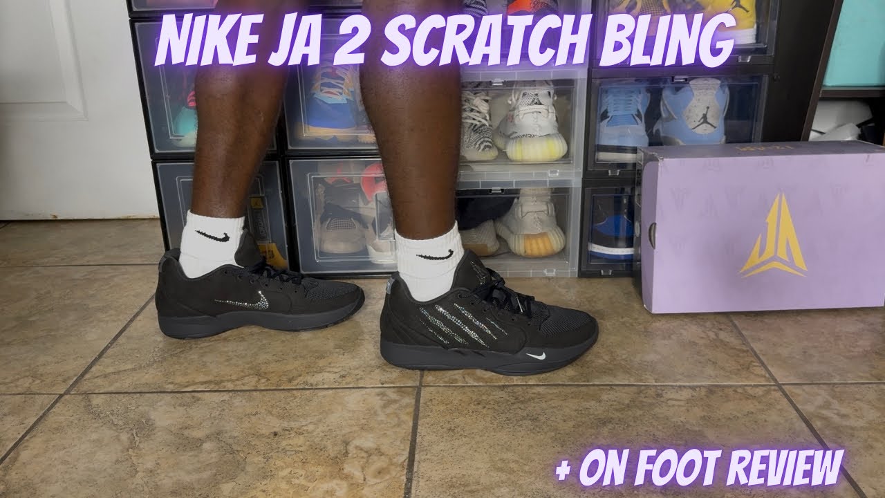 Nike Ja 2 Swarovski Scratch Black Label Review + On Foot - YouTube