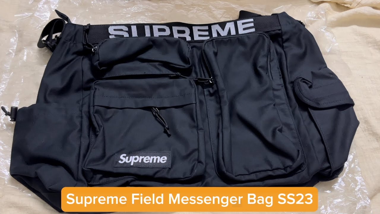 Supreme Field Messenger Bag SS23 [review] - YouTube