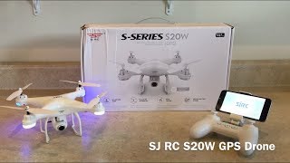 SJRC S20W GPS Drone Review - YouTube