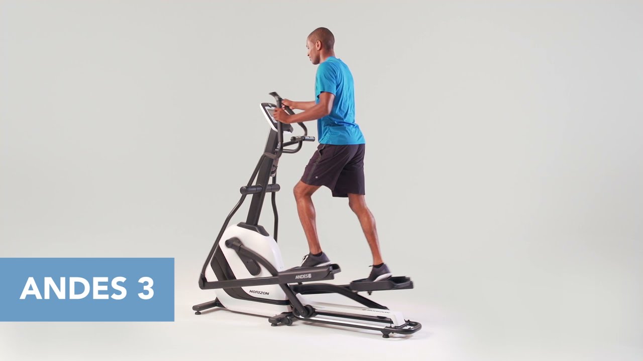 HORIZON Elliptical Trainer Andes 3 - YouTube